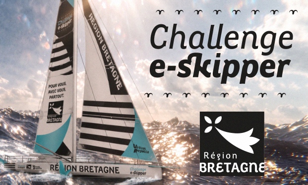 Image E-skipper Challenge Région Bretagne.